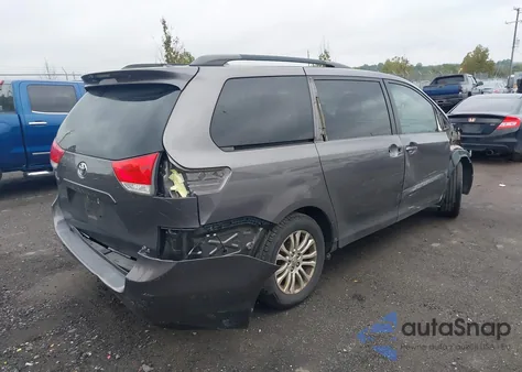2013 Toyota Sienna Xle V6 8 Passenger из США, поврежденный, VIN 5TDYK3DC4DS352424